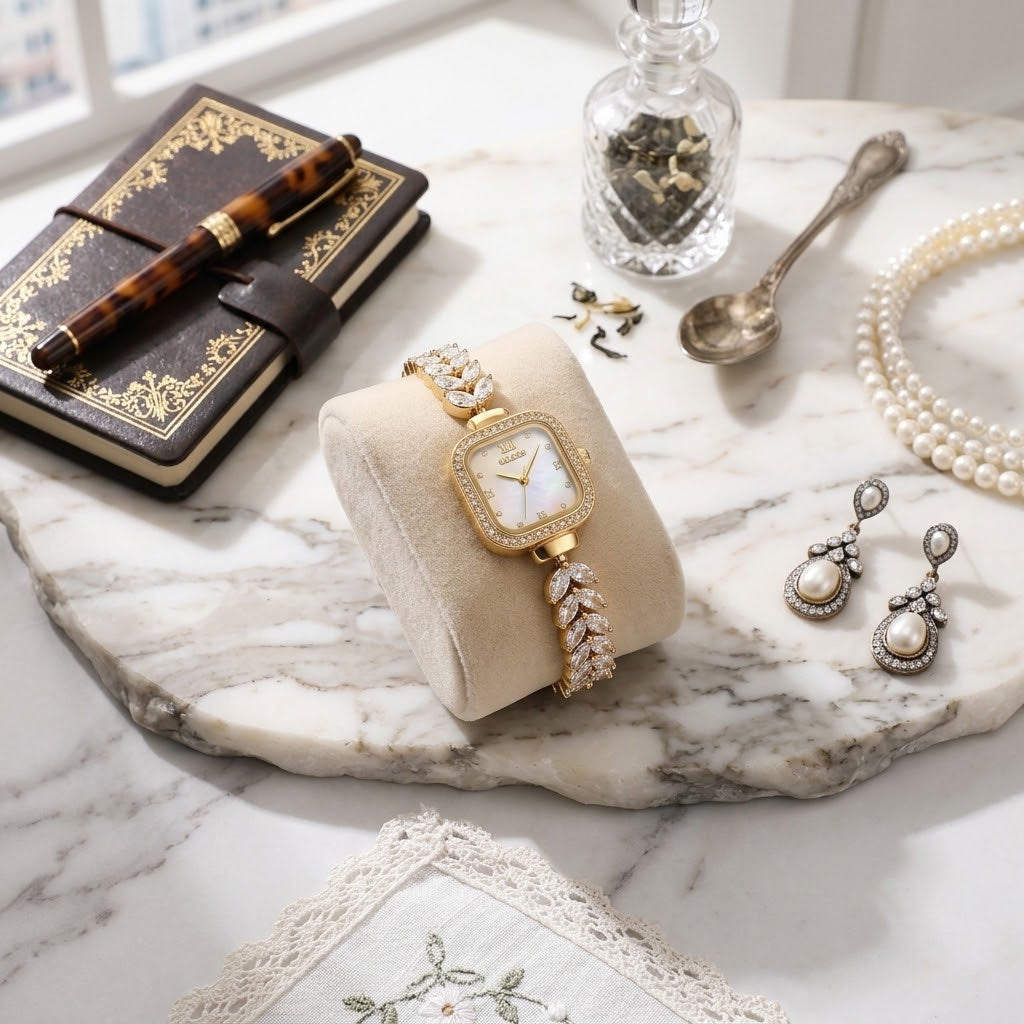 Matching Couple Watches – Elegant Gold Watch Set