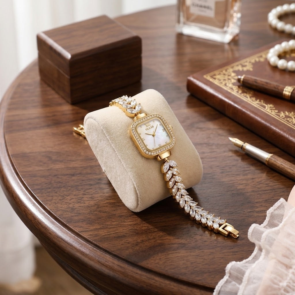 Matching Couple Watches – Elegant Gold Watch Set